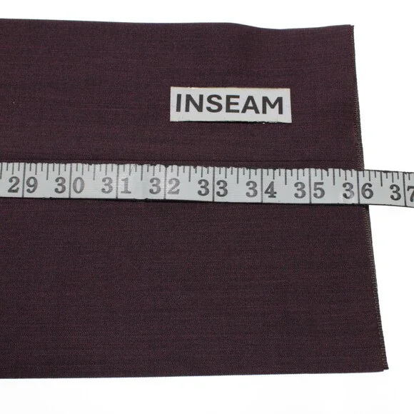 Meyer NWT Dress Pants Size 102 (US 36) Bonn in Purple Polyester & Wool